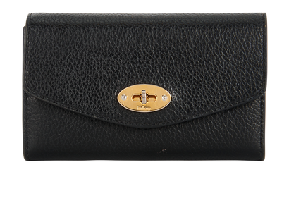 Mulberry Darley Purse, &pound;195, Accessories, Black, Leather, Front view